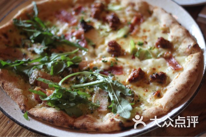 pizza bianca(民园体育场店)烟熏火鸡与土豆泥双拼披萨图片 - 第6090