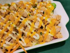 鲜蔬黄金脆鸡拌饭-怪兽炸鸡.轻沙拉(锦州店)