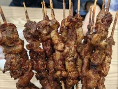 -劳动公园新疆人烤腰子