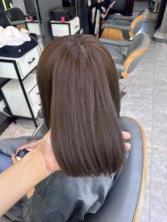 点击看大图 -藤野造型烫发染发