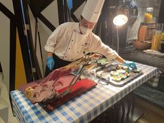 伊比利亚火腿配蜜瓜-北京希尔顿逸林酒店-逸轩西餐厅-自助餐厅