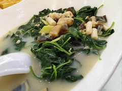 上汤枸杞头-盛记顺德高佬猪杂粥