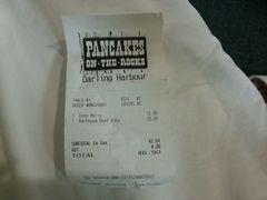 -Pancakes on the rocks(Darling Harbour)