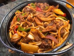 羊肉炕锅-夏都地标马一刀烤肉美食城