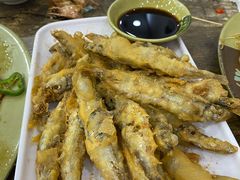 椒盐多春鱼-贞姨美食·老字号海鲜大排档