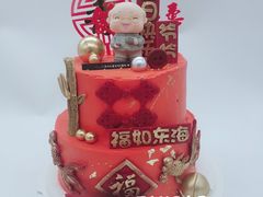 -卡比儿童蛋糕·心意定制·低脂零卡糖动物奶油FancyBALLOON(滨海店)