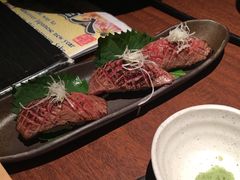 松阪牛霜降炙烤肉寿司-松阪牛焼肉M(法善寺横丁店)