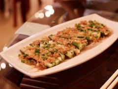 虾胶蒸酿秋葵-玉林烤鸭店(垡头店)