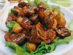 爆炒鸭胗-九花山烤鸭店