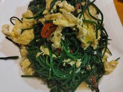 沙葱炒鸡蛋-东顺全羊坊烧烤炒菜莜面(张北店)