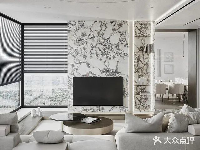 灰白色的简约公寓，素雅不失轻奢！[加油]