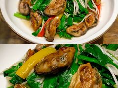 韭菜银牙炒青口-广东道至正餐厅(区庄店)