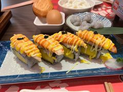 金芒火炙帝王蟹棒卷-仙隐小鹿料理食堂(惠济万达店)