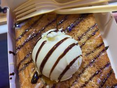 香草冰淇淋厚吐司-阿信厚吐司(曾厝垵店)
