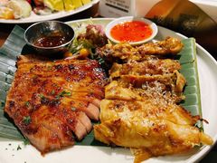 碳烧猪颈肉拼辣鸡-星叶·东南亚料理(宁波万象汇店)