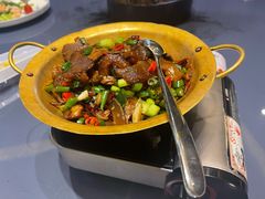 干锅带皮牛肉-丽华园(青少年宫店)
