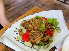 腊八蒜烧驴肠-王胖子驴肉火烧(鼓楼店)