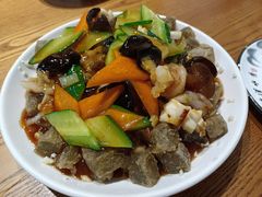 三鲜焖子-方城小吃店