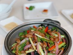 铁板黑椒牛柳丝-利苑酒家(金宝店)