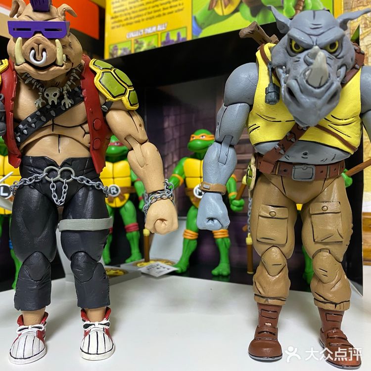 1987动画版的忍者神龟经典的牛头猪面～ 看着舒心的