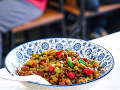 酸豆角炒鸡胗-新新湘菜馆(新中街二条店)