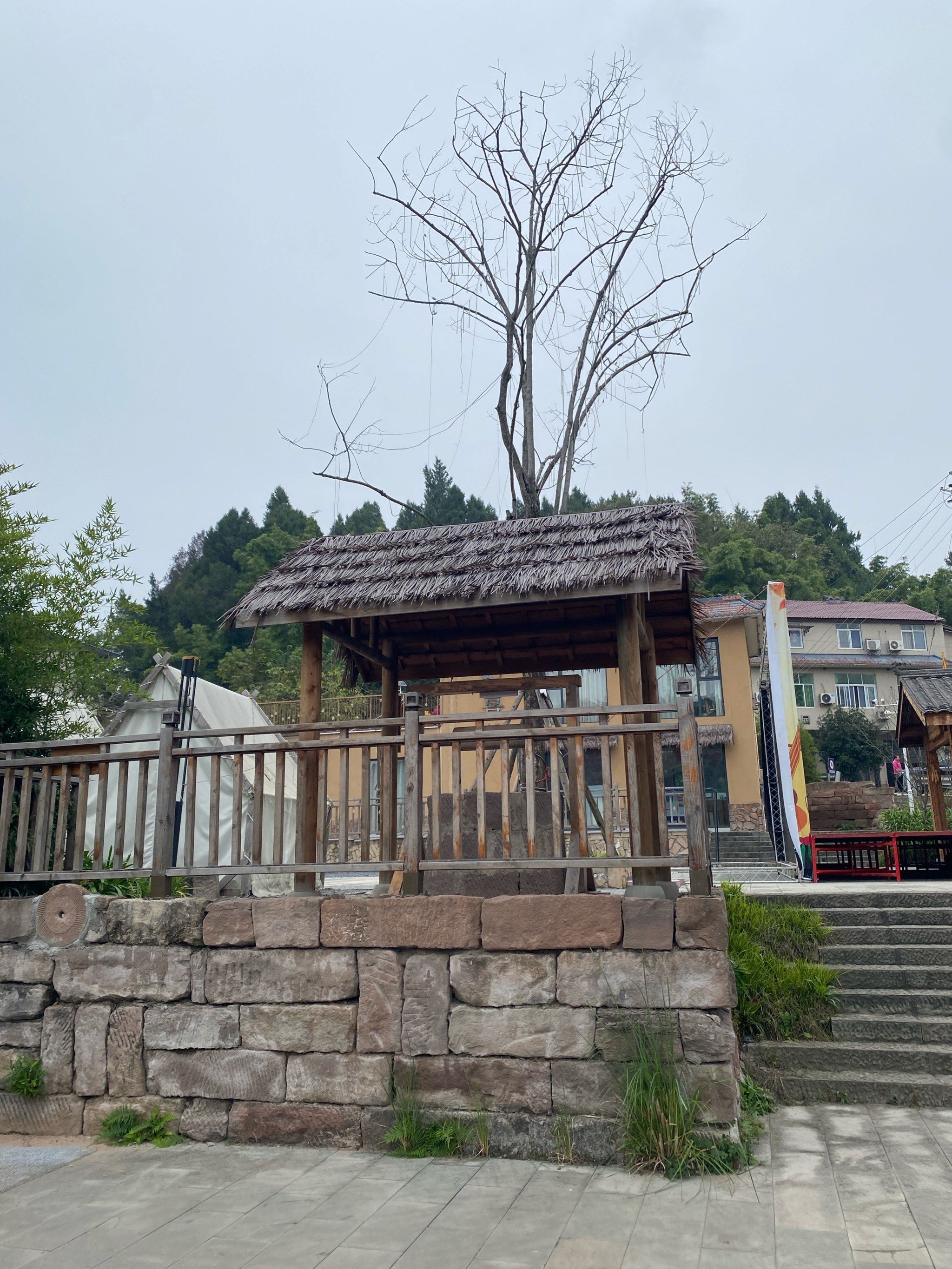 乡村风情的农家乐