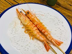 串烧大虾-老妈疙瘩汤·平价海鲜专门店·老威海菜(渔港路店)