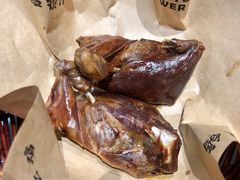 吊炉带皮鸽子-鼎原力量吊炉烧烤主题餐厅(临河街店)