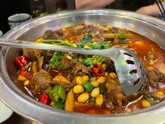 鼎锅黄豆焖鹅-缪氏川菜(丰盛町店)