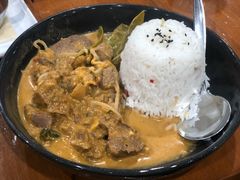 Curry beef with rice -12 Rocks Beach Bar Cafe