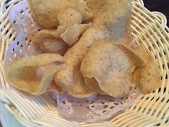 赠的虾片-酷公社·榴莲披萨(太原街店)
