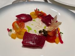 挪威烟熏三文鱼水晶黄瓜香槟奶油-福楼法餐厅FLO