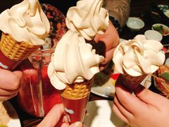 蛋筒冰淇淋-王鼎精致料理铁板烧(世博源店)