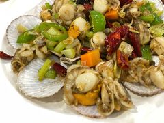 葱爆威海扇贝-威海渔村(黄兴路店)