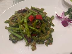 紫苏凉瓜豆角炒牛肉-白云宾馆·白云轩中餐厅·匠心手制