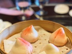 寿桃奶黄包-杭州西子湖四季酒店·金沙厅