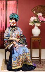 -后宫·古装汉服京剧儿童亲子全家福摄影