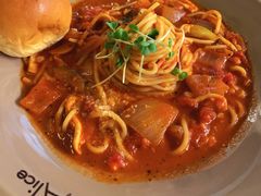 西红柿辣鸡意大利面-Cafe Alice咖啡爱丽丝(奥城店)