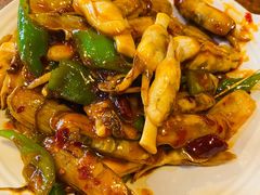 葱姜炒蛏子-老姑砂锅·烧烤天津菜(体北道店)