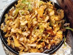 铁板粉丝包菜-孟记粥铺·家常菜·烧烤·粥(亚运村店)