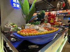 -广州万富希尔顿酒店·感趣自助餐厅·金秋蟹宴生蚝海鲜刺身烧烤