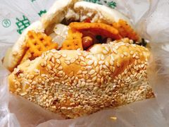 鸡蛋花干夹馍-三兄弟高炉烧饼