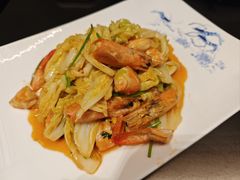 明虾烧菜芯-东莱馋房(陆家嘴店)
