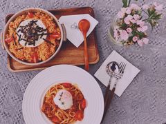 泡菜五花肉炒饭-几静cafe(基湖店)