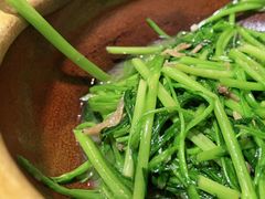 啫啫虾酱空心菜-熠盛粤味(永康路店)