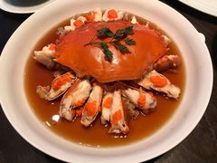 花雕肉碎蒸膏蟹-广州柏悦酒店·悦景轩·粤菜餐厅