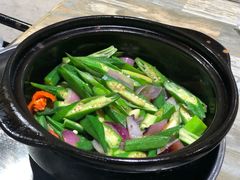 黄豆酱啫秋葵-石岐乳鸽村(南海第三分店)