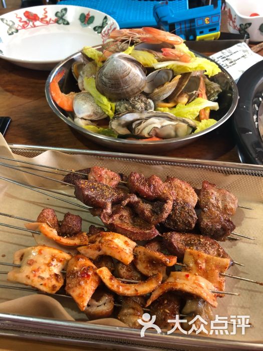食尚鲜生蒸汽海鲜(佛罗伦萨小镇店)-烤串拼盘图片-天津美食-大众点评