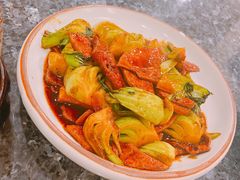 菜梗炒猪肝-菲乐餐厅(三十年经营·湖滨路店)