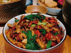 宫爆板筋-山石榴·贵州菜(丰盛里店)